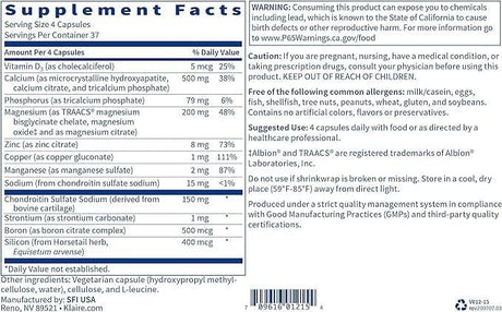 Cal-Assimilate Plus (Calcium) 150 Capsules - Klaire Labs - welzo