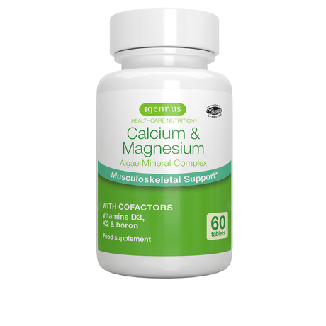 Calcium & Magnesium Musculoskeletal Support - 60 Tablets - Igennus - welzo