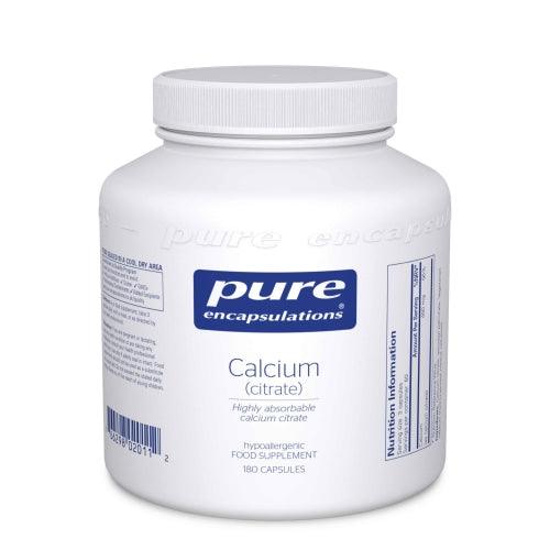 Calcium Citrate 150mg 180 veg caps - Pure Encapsulations - welzo