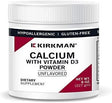 Calcium with Vitamin D3 Powder 227g, Kirkman Labs (Hypoallergenic) - welzo