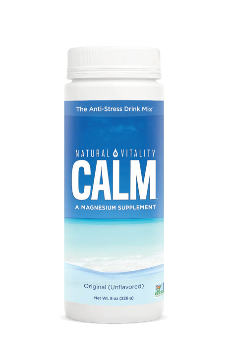 CALM, The Anti-Stress Drink Mix, Original (Unflavoured), 226 g - Natural Vitality - welzo