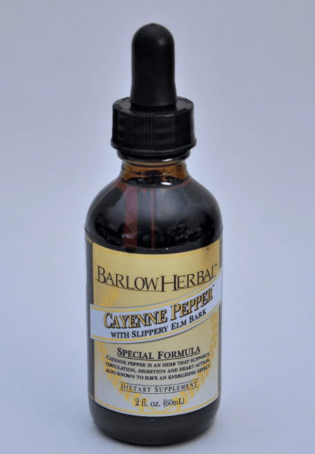 Cayenne Pepper Extract with Slippery Elm 2oz - Barlow Herbals - welzo