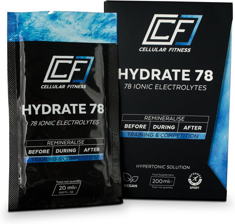 CELLULAR FITNESS Hydrate 78 (100 Sachets - Hypertonic Electrolytes)