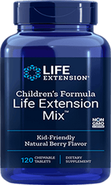 Children's Formula Life Extension Mix, Natural Berry Flavour, 120 Chewable Tablets - Life Extension - welzo