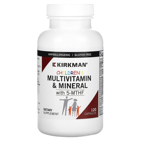 Childrenâ€™s Multivitamin & Mineral with 5-MTHF - 120 Capsules - Kirkman - welzo