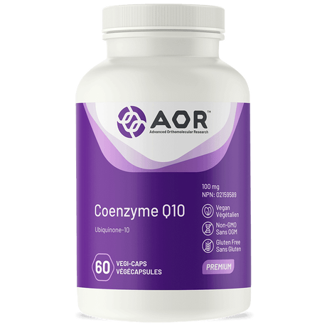 Coenzymes Q10 100mg - 60 Capsules - AOR - welzo