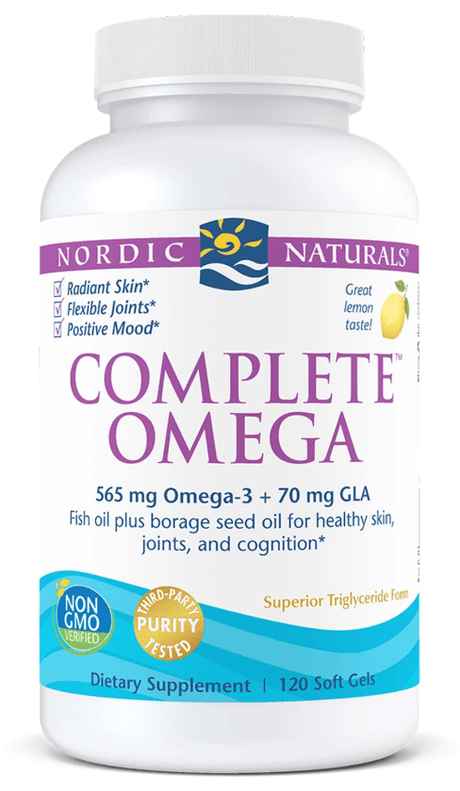 Complete Omega, Lemon Flavor, 120 soft gels - Nordic Naturals - welzo