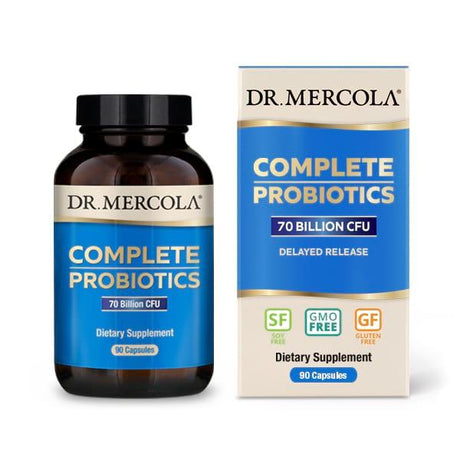 Complete Probiotics (70 Billion CFU, 10 Strains) 90 Caps - Dr. Mercola - welzo