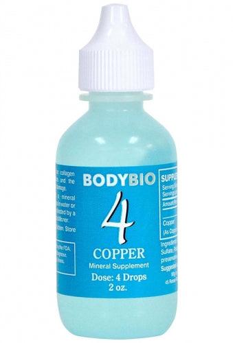 Copper #4 Liquid Mineral - 2oz - Bodybio - welzo