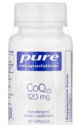 CoQ10, 120 mg 30 veg caps - Pure Encapsulations - welzo