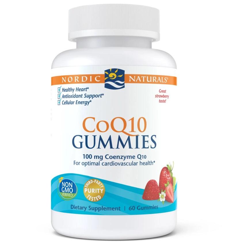 CoQ10 (Strawberry Taste) 60 Gummies - Nordic Naturals - welzo