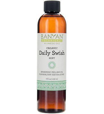 Daily Swish Oil Pulling Organic 8 fl oz - Banyan Botanicals - welzo