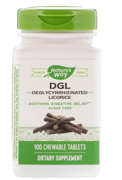 DGL, 100 Chewable Tablets - Nature's Way - welzo