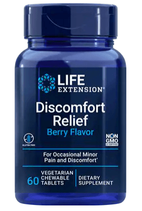 Discomfort Relief, 60 chewable tablets (Berry Flavour) - Life Extension - welzo