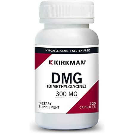 DMG (Dimethylglycine) Maximum Strength 300 mg (120 caps) - Hypoallergenic - Kirkman Laboratories - welzo