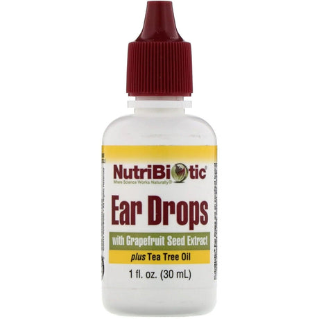 Ear Drops with Grapefruit Seed Extract plus Tea Tree Oil 30ml - NutriBiotic - welzo