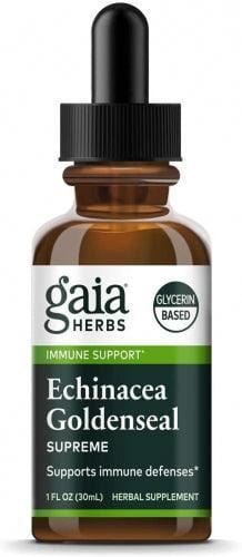 Echinacea Goldenseal Supreme, 1 fl oz (30ml) - Gaia Herbs - welzo