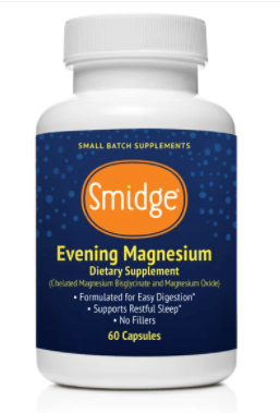 Evening Magnesium (formerly Good Night Maggie Organic3) 60 Capsules - Smidge - welzo