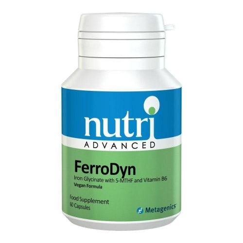 Ferrodyn Iron, Folate & B6, 60 Capsules - Nutri Advanced - welzo