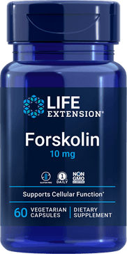 Forskolin - 10mg - 60 vegetarian capsules - Life Extension - welzo