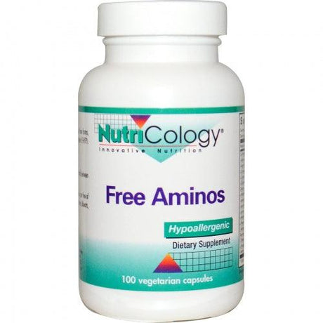 Free Aminos, 100 Veggie Caps - Nutricology / Allergy Research Group - welzo
