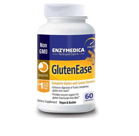 Gluten Ease, 60 Capsules - Enzymedica - welzo