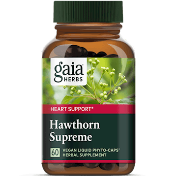 Hawthorn Supreme 60 Liquid Phyto-Caps - Gaia Herbs - welzo