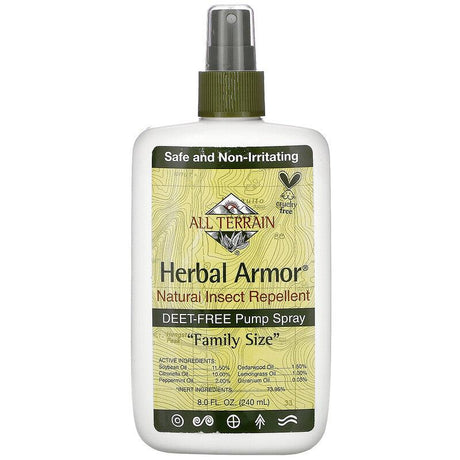 Herbal Armor Natural Insect Repellent, Deet-Free, 240 ml - All Terrain - welzo