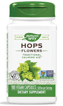 Hops Flowers 100 caps - Natures Way - welzo