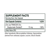 Thorne Research Zinc Bisglycinate 15 mg, 60 caps