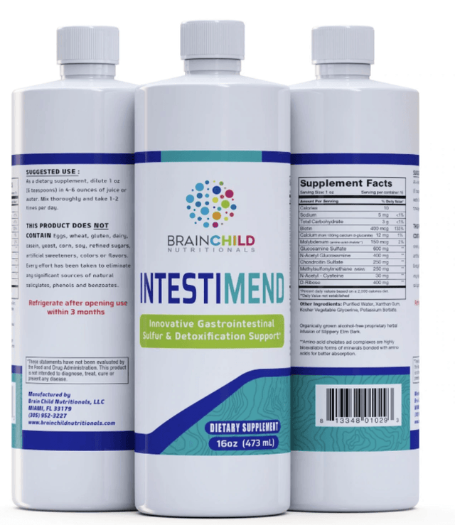 Intestimend (16 fl oz) 473ml - BrainChild Nutritionals - welzo