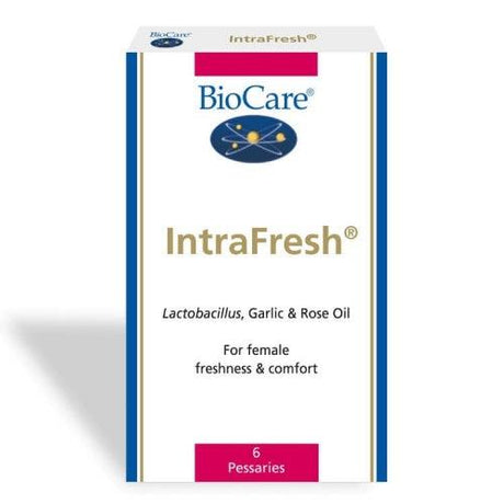 IntraFresh 6 Vaginal Pessaries - BioCare - welzo