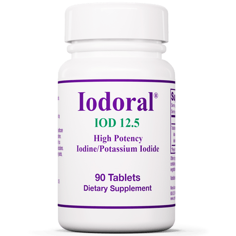 Iodoral IOD 12.5mg (Potassium Iodide) 90 tablets - Optimox - welzo