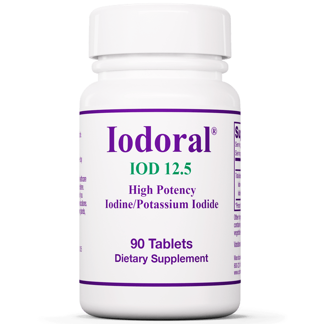 Iodoral IOD 12.5mg (Potassium Iodide) 90 tablets - Optimox - welzo