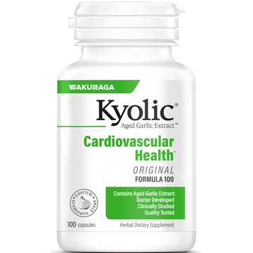 Kyolic Cardiovascular Health (Aged Garlic Extract) Formula 100 - 100 Capsules - Wakunaga - welzo