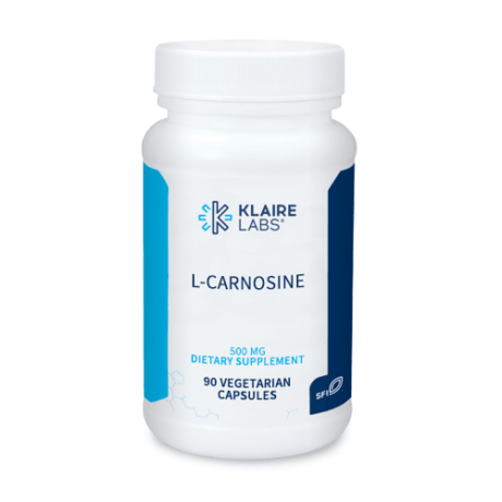 L-Carnosine 500mg, 90 Capsules - Klaire Labs - welzo