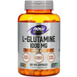 L-Glutamine Double Strength, 1000mg, 120 Capsules - Now Foods - welzo