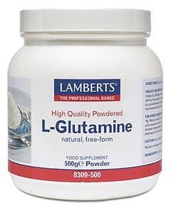 L-Glutamine Powder - 500g - Lamberts - welzo