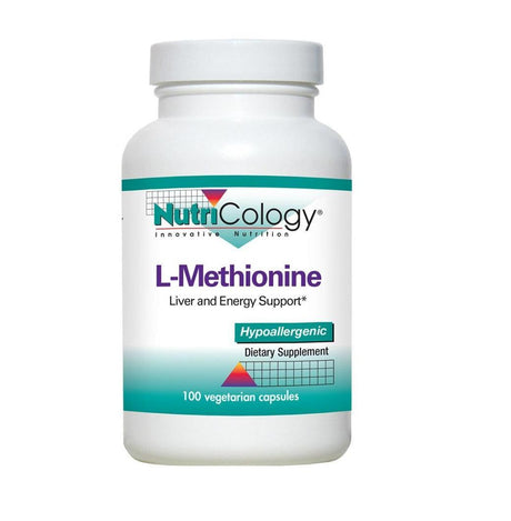 L-Methionine 500mg - 100 Veg Capsules - Nutricology / Allergy Research Group - welzo