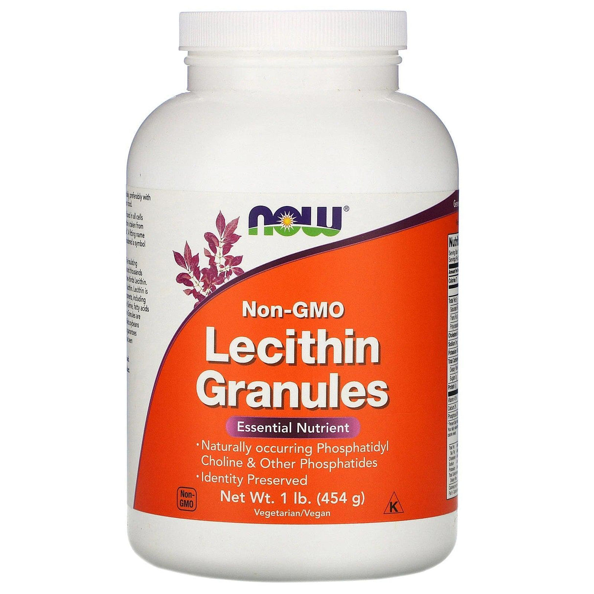 Lecithin Granules Non-GMO 454g - Now Foods - welzo