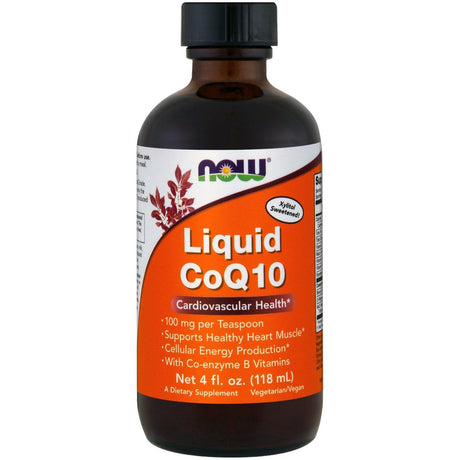 Liquid CoQ10, 4 fl oz (118 ml) - Now Foods - welzo