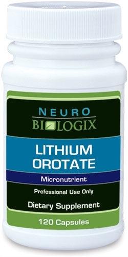 Lithium Orotate - 120 capsules - Neuro Biologix - welzo