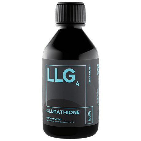 LLG4 Liposomal Glutathione (Unflavoured) 250ml - Lipolife - welzo