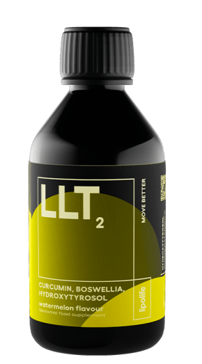 LLT2 - Liposomal Boswellia, Curcumin, Hydroxytyrosol - lipolife - welzo