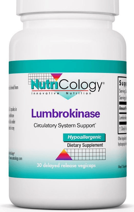 Lumbrokinase 30 enteric-coated Capsules - Nutricology / Allergy Research Group - welzo