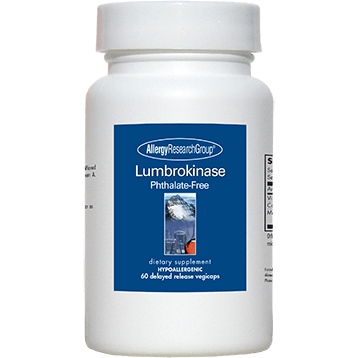 Lumbrokinase, 60 veg caps - Nutricology / Allergy Research Group - welzo