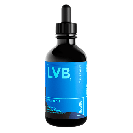 LVB1 Liposomal Vitamin B12 (Strawberry & Vanilla) 60ml - Lipolife - welzo