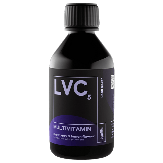 LVC5 - Liposomal Multivitamin - Strawberry & Lemon, 250 ml - lipolife - welzo