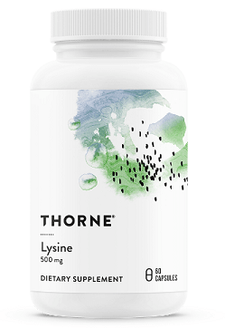 Lysine, 60 Vegetarian Capsules - Thorne Research - welzo