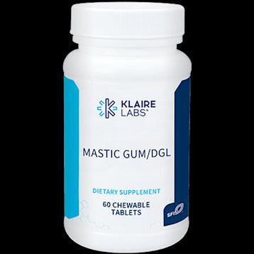 Mastic Gum/DGL 60 Chewable Tablets - Klaire Labs - welzo
